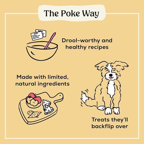 Poke's Bac'n Me Crazy Treats for Dogs, Limited Ingredient & Natural Dog Treats, Wheat-Free & Made in The USA, Bacon & Peanut Butter Soft & Chewy Treats, 8oz in Saudi Arabia