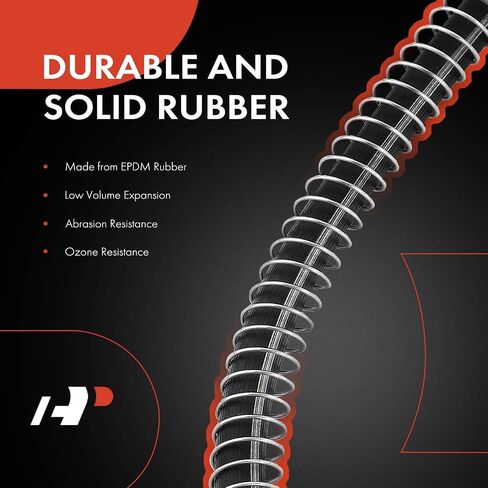 A-Premium Front Driver Brake Hydraulic Hose Compatible with Select Chevy and GMC Models - Express 1500/Savana 1500 2003-2009, Express 2500/Savana 2500 2003-2005 - Replace# 15823490 in Saudi Arabia