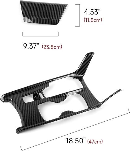 Gas Version Gear Shift Panel Decals for Honda Accord 2018 2019 2020 2021 2022 10th Gen Accessories ABS Carbon Fiber Interior Stickers in Saudi Arabia