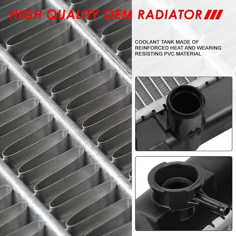 Auto Dynasty Radiator Compatible with 2007-2014 Toyota Tundra 4.0L, DPI 2993 Factory Style 1-Row Cooling Radiator, Aluminum Core in Saudi Arabia