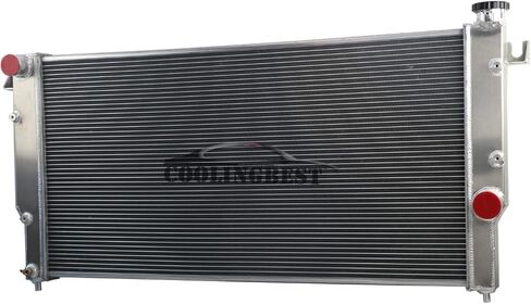 Aluminum Radiator 3 Row for 1994-2002 Dodge Ram 2500 3500 Pickup 5.9L L6 Cummins Turbo Diesel, Crossflow Radiators 1995 1996 1997 1998 1999 2000 2001 in Saudi Arabia
