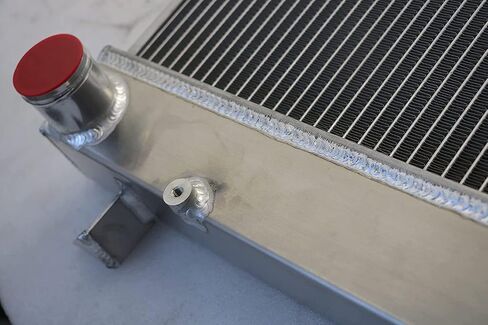 Aluminum Radiator 3 Row for 1994-2002 Dodge Ram 2500 3500 Pickup 5.9L L6 Cummins Turbo Diesel, Crossflow Radiators 1995 1996 1997 1998 1999 2000 2001 in Saudi Arabia