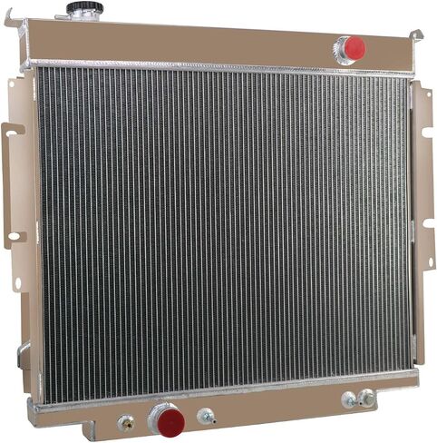 ALLOYWORKS 4 Row Core All Aluminum Radiator for 1983-1994 Ford F150 F250 F350 F59 6.9L 7.3L V8 AT/MT in Kuwait