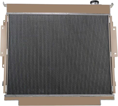 ALLOYWORKS 4 Row Core All Aluminum Radiator for 1983-1994 Ford F150 F250 F350 F59 6.9L 7.3L V8 AT/MT in Kuwait