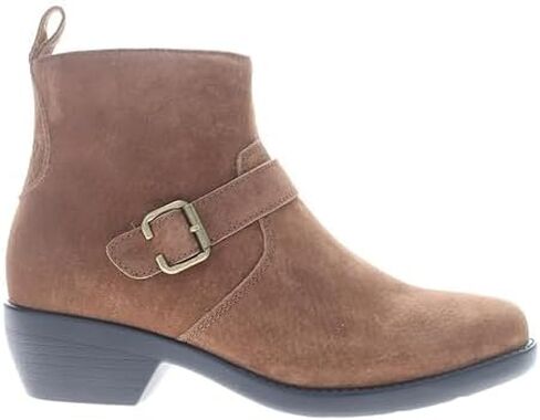 Propet Womens Memphis Zippered Casual Boots Ankle Low Heel 1-2" - Brown in Kuwait