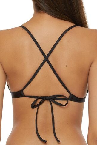 Becca Women's Castaway Halter Bikini Top ، قابل للتعديل ، ربطة عنق ، ملابس السباحة in Saudi Arabia