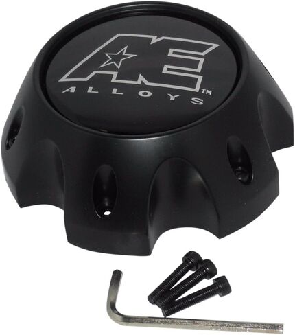 American Eagle Alloy 3312 3312-08 Flat Matte Black Wheel 6 Lug Center Cap in Saudi Arabia