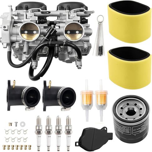 مكربن ​​متوافق مع Kawasaki Prairie 650 KVF650 (2002-2003) & Brute Force 650 KVF650D (2005-2013) | يستبدل Carb أرقام أجزاء OEM 15003-0095، 15003-1755 in Kuwait