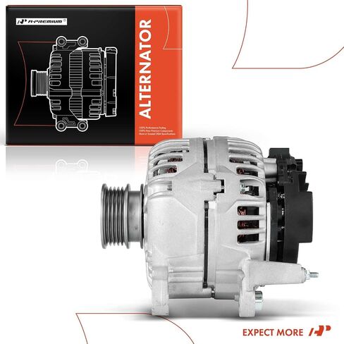 A-Premium Convaliater متوافق مع فولكس واجن جيتا 2011-2013 ، Passat 2012-2014 ، Beetle 2006-2010 2012-2014 ، 2.5L ، 12V 140A 5-GROOVE CLUCT BULLE in Saudi Arabia