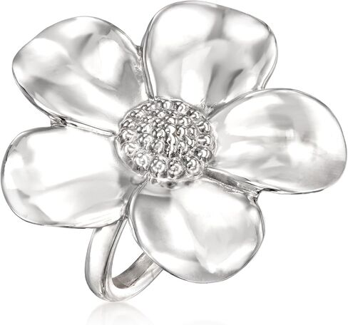 Ross-Simons Italian Sterling Silver Flower Ring in Saudi Arabia