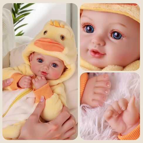 BABESIDE 17-Inch Realistic Baby Doll Girl– Lifelike Soft Body Newborn with Accessories, Real Life Baby Doll, Ideal Gift for Girls Age 3+, Pretend Play Collection in Saudi Arabia