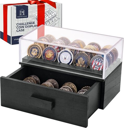 Large Brown American Flag Coin Case in Kuwait