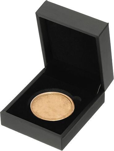 PATIKIL Coin Display Box, Coin Presentation Display Box Coin Box Coin Case with Coin Holder Square Fit 45mm Coin for Silver Dollar Collectors, Blue in Kuwait