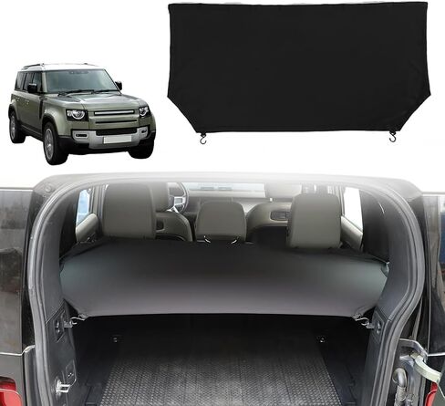 تغطية شحن الجذع لـ Land Rover Defender 110 2020-2025 ملحقات تغطية الشحنات السود in Saudi Arabia