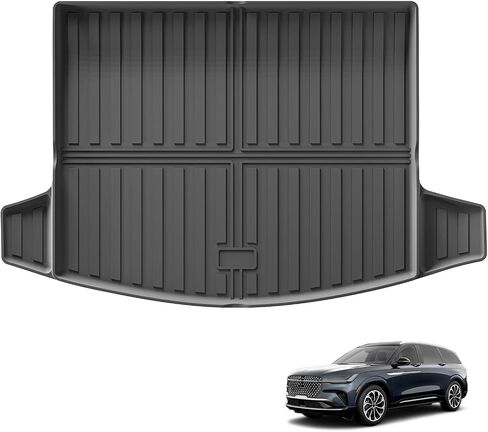بطانة شحن Smabee لـ Lincoln Nautilus 2024 2025 All Weather Trunk Cargo Mat for 2025 Nautilus accessories boot liner tpe pad anti anti slip interior ، black in Saudi Arabia