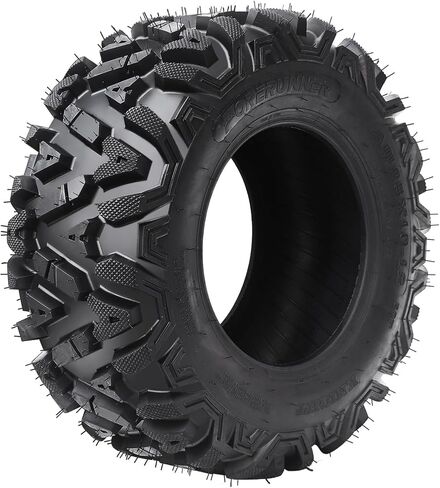 2 Pcs 25x8-12 ATV/UTV Tires 6PR, All Terrain 15mm Tread Depth 25x8x12 Trail Sand Mud Stream Off-Road Tires in Saudi Arabia