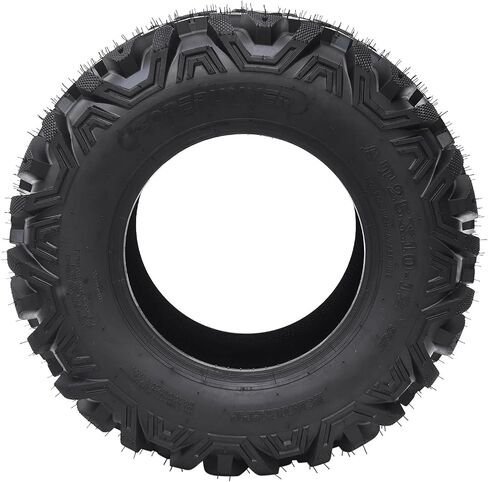 2 Pcs 25x8-12 ATV/UTV Tires 6PR, All Terrain 15mm Tread Depth 25x8x12 Trail Sand Mud Stream Off-Road Tires in Saudi Arabia