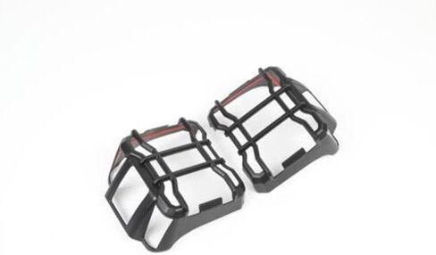 Tail Light Guard Trim ABS Frame Bezel Black 2pcs Rear Left Right for Jeep for Wrangler 2018-2023 TLGTAPFBFJW2B in Kuwait