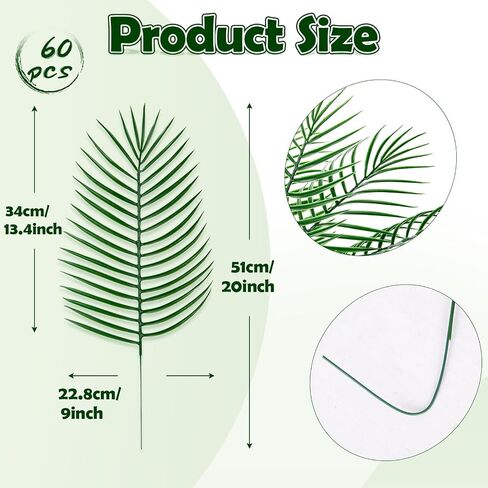XONOR Artificial Monstera Leaves Fake Tropical Leaves, Faux Palm Leaves for Jungle Hawaiian Dinosaur Luau Party Table Decoration Wedding Birthday Theme Party (100Pcs, Monstera) in Saudi Arabia