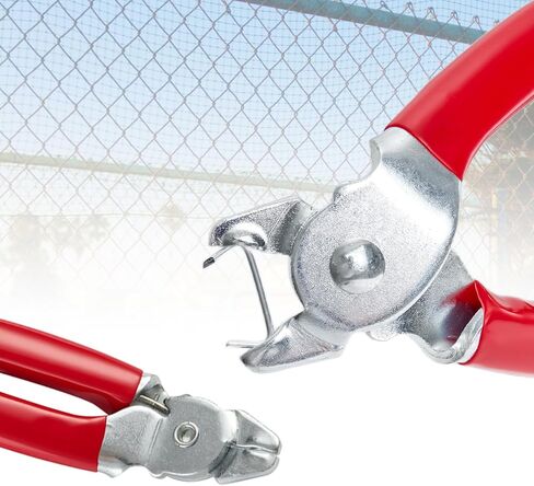 Hog Ring Pliers,Professional upholstery Hog Rings Pliers Kit,Auto Upholstery Installation Tool for Fence,animal pet cages,railings,wires,Ropes,sausage and Meat Casings(Bent Hog Ring Plier) in Saudi Arabia