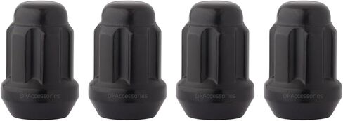 DPAccessories Black M14x1.50 LUG NUTS لعجلات ما بعد البيع - موالف الخطوط المزدوجة المغلقة - 35 مم (1.38 ") - مجموعة من 20 - LCS3N8HE2BK04020 in Saudi Arabia