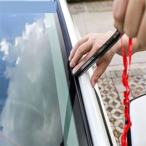 14/ 19mm سيارة شريط السيارات حافة الزجاج الأمامي الأختام المطاط المطاطية العالمية السقف حامية الزجاج الأمامي سيارات الختم إكسسوارات الختم (19mmx4m) in Kuwait