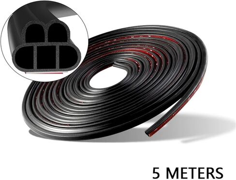 أختام باب السيارة مزدوجة الطبقة Auto Weatherstrips شريط الختم المطاط مضاد للصوت (2M) in Kuwait