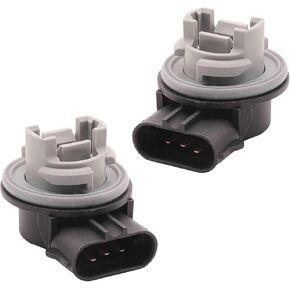 2 PCS انعطاف إشارة المقبس المصباح الإشارة ، F1TZ13411F LED المصباح المصباح المصباح المصباح الذيل المصباح المصباح ، مقبس إشارة إشارة الإشارة الأمامية ، حامل تسخير سلك المقبس للضوء لنماذج فورد (أسود) in Kuwait