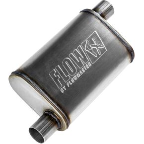 Flowmaster 71235 FlowFX Muffler 2.25" Offset Inlet Offset Outlet - Moderate Sound 409 Stainless Steel in Kuwait