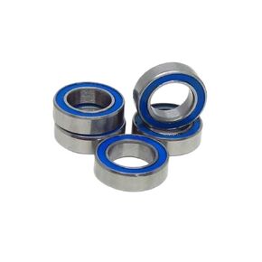 10pcs MR106 2RS 6x10x3 مم من المطاط الأزرق المختوم المصغرة 6 10 3 محمل كرة أخدود عميق MR106RS L1060 6 * 10 * 3 ABEC-3 (687-2RS 7x14x5mm) in Kuwait