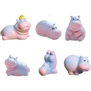 Cute Mini Hippopotamus Car Dashboard Decorations Rearview Mirror Accessories & Interior Decor Funny Animal Dashboard Ornament for Home & Outdoor Car Decor in Saudi Arabia