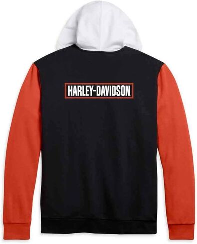 Harley-Davidson Men H-D Logo Colord-blocked full-zip hoodie 96161-21vm in Saudi Arabia