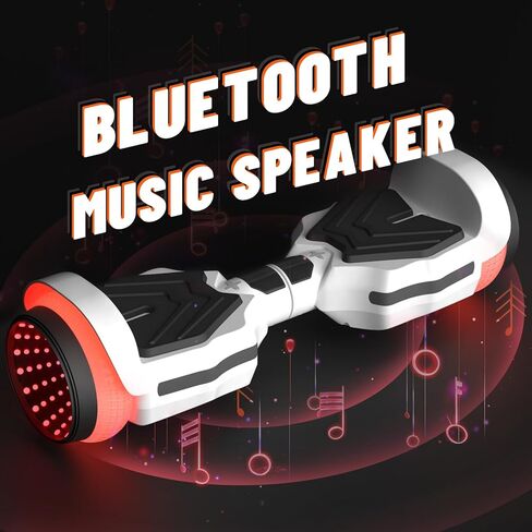 Scooter, Colorful LED Light-Up Wheels, Bluetooth Speakers and APP, Dual 250W Motors, 8.5 mph Max Speed & 8.5 Miles Max Range, Gifts for Kids Adults Girls Boys in Kuwait