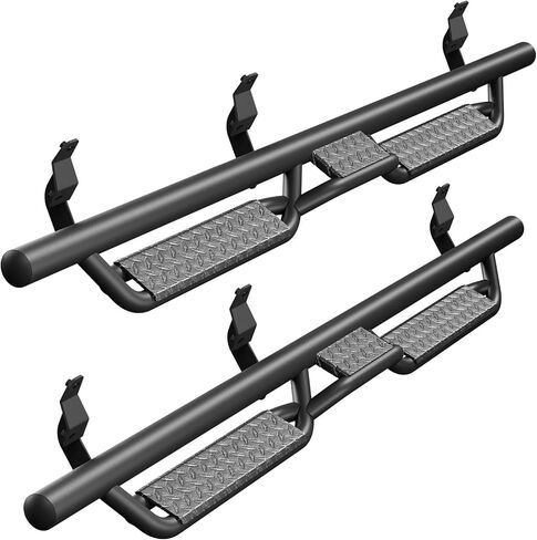Running Board Compatible with 2015-2021 Chevy Colorado/GMC Canyon Crew Cab (Including 2020-2021 Crew cab) Carbon Steel Side Step Rails Nerf Bars in Saudi Arabia
