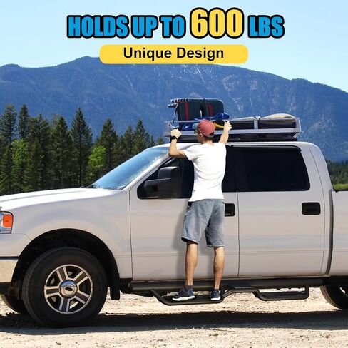 Running Board Compatible with 2015-2021 Chevy Colorado/GMC Canyon Crew Cab (Including 2020-2021 Crew cab) Carbon Steel Side Step Rails Nerf Bars in Saudi Arabia