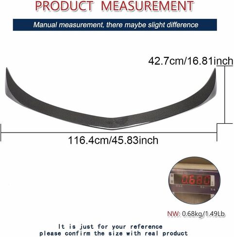 Carbon Fiber Trunk Spoiler for Cadillac ATS 4-Door Sedan 2013-2019 Custom Parts HighKick Rear Wing Spoiler Body Kits Factory Outlet (A Style) in Saudi Arabia