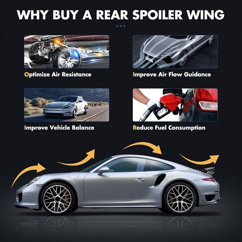 المفسد الجذع الخلفي متوافق مع 2016 2017 2018 2019 2020 2021 2022 2023 لشيفروليه ل camaro الجذع الخلفي غطاء الشفة in Kuwait