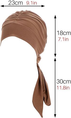 قبعة عمامة للمرأة المسلمة ، رأس قبعة الحجاب يلف رأس العملة الطويلة. in Saudi Arabia