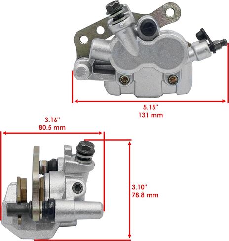 Caltric الأمامي اليسرى الفرجار يمين الفرامل متوافق مع قوة Kawasaki الغاشمة 750 kVF750 4x4i 2005-2011 in Saudi Arabia