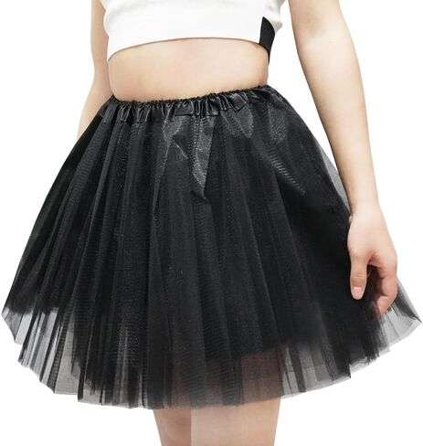 تنورة Tulle Tulle Tulle Tulle التابعة للسيدات ، فستان الباليه الباليه الباليه ، المراهقون Halloween Cosplay يركض توتو in Saudi Arabia