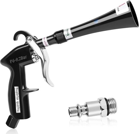 Air Blow Gun Car Detailing Dry Cleaning Air Gun with Tapered Nozzle High Pressure Car Cleaning Tool, Car Dryer Air Blower for Car Surfaces Quickly Blasts Dust, Works with Air Compressor in Kuwait