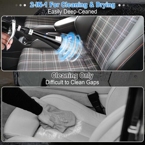 Air Blow Gun Car Detailing Dry Cleaning Air Gun with Tapered Nozzle High Pressure Car Cleaning Tool, Car Dryer Air Blower for Car Surfaces Quickly Blasts Dust, Works with Air Compressor in Kuwait