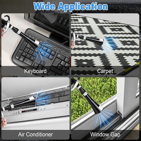 Air Blow Gun Car Detailing Dry Cleaning Air Gun with Tapered Nozzle High Pressure Car Cleaning Tool, Car Dryer Air Blower for Car Surfaces Quickly Blasts Dust, Works with Air Compressor in Kuwait