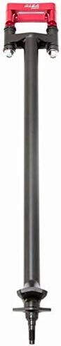 TRX 450R +2" Black Steering Stem with 7/8" Anti Vibe Bar Clamp - Compatible with Honda - Red 728 BR in Saudi Arabia