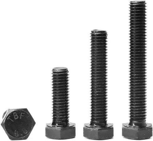 1-10 Pieces Male Hex Head Cap Screws M6 M8 M10 M12 M14 - Metric Carbon Steel Socket Cap Screws Grade 8.8(20mm, M6 5pcs) in Saudi Arabia