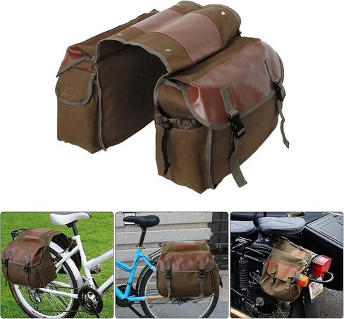 Shkalacar Motorcycle Saddle bags, Waterproof motorcycle saddlebags, Motorcycle Saddlebag Side Tool Bags Cycling Luggage Bag Riding Travel Canvas Waterproof Panniers Box Side Tools Bag Pouch in Saudi Arabia