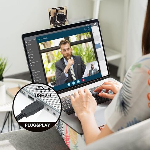 وحدة كاميرا USB صغيرة من Magnolia، كاميرا USB ذات تركيز تلقائي 5 ميجابكسل مع مخطط تفصيلي صغير الحجم 30 × 25 مم وملف رفيع للتطبيقات المدمجة/الطابعات ثلاثية الأبعاد/الصندوق الداخلي للمراقبة/المجهر البيولوجي وما إلى ذلك. in Kuwait