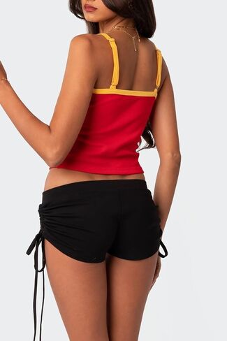 NUFIWI Women Graphic Tank Top Spaghetti Strap Embroidered Crop Tops Sleeveless Cute Baby Tee Y2k Jersey Camisole in Saudi Arabia