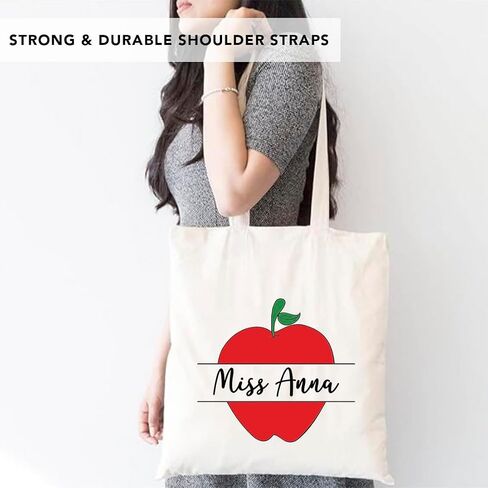 Andaz Press 15" x 15.75" Tote Bags - Best Teacher Gifts for Women in Saudi Arabia