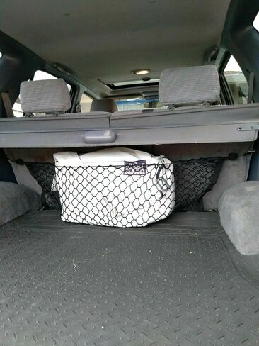 Trunk Rear Seats Organizer Cargo Net for TOYOTA 4RUNNER 1996-2024 – Envelope Style Cargo Net for SUV – Premium Mesh Car Trunk Organizer Vehicle Carrier Storage– Compatible with 4RUNNER in Saudi Arabia